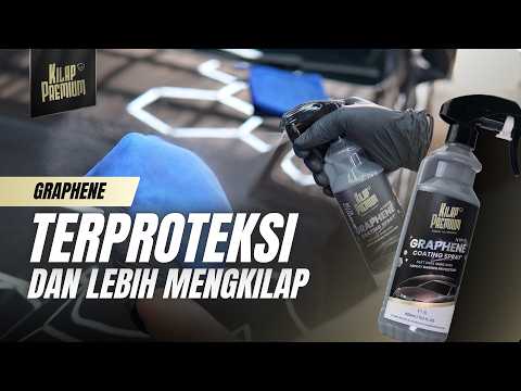 Hyper Graphene Coating Spray by Kilap Premium - Pengkilap Body Mobil Semi Coating Tahan Lama